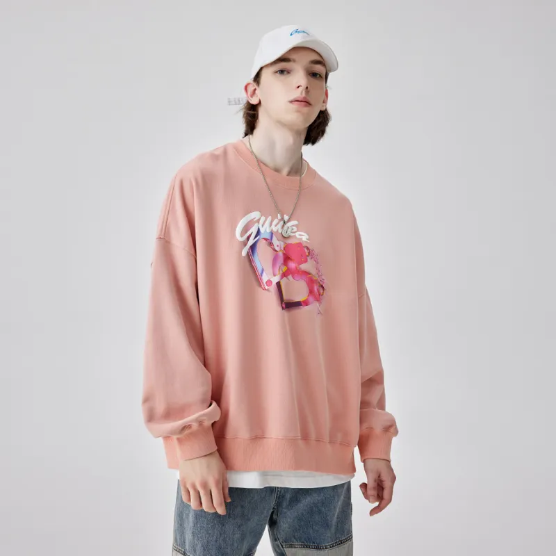 Guuka Sweatshirt Unisex Dark Pink-5