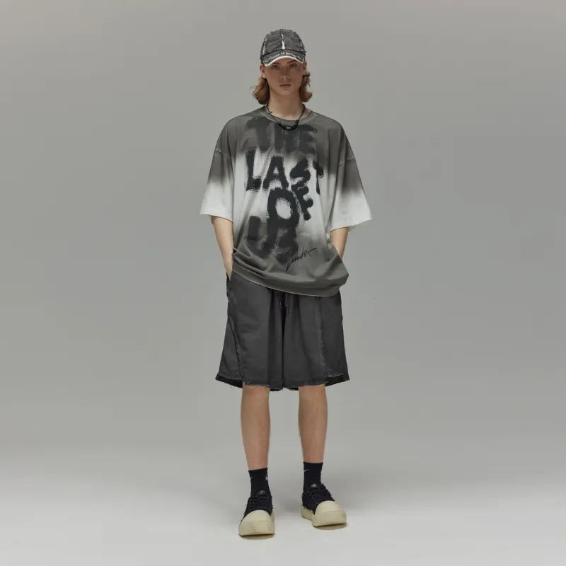 Guuka Short Sleeved T Shirts Men's Gray-2