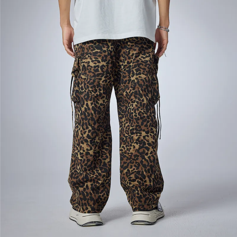 Guuka Casual Pants Unisex Coffee-5
