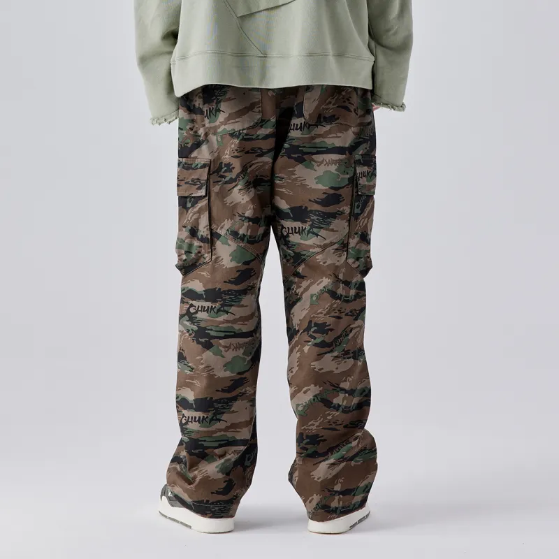 Guuka Casual Pants Men Camouflage-4