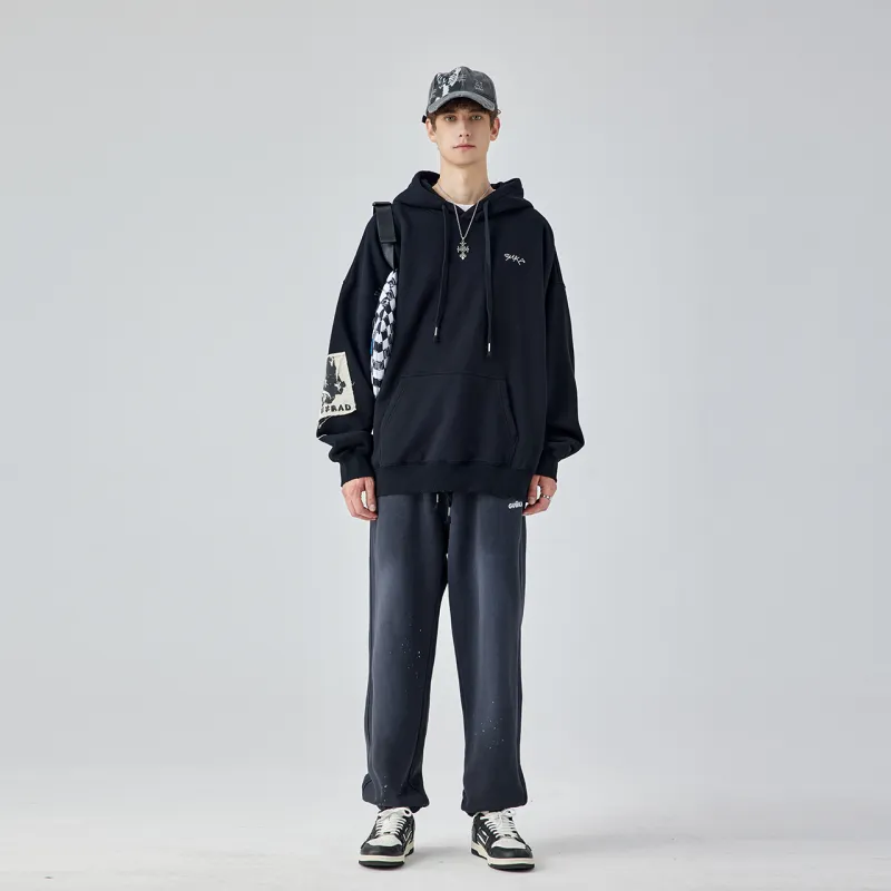 Guuka Casual Pants Men's Dark Gray-2