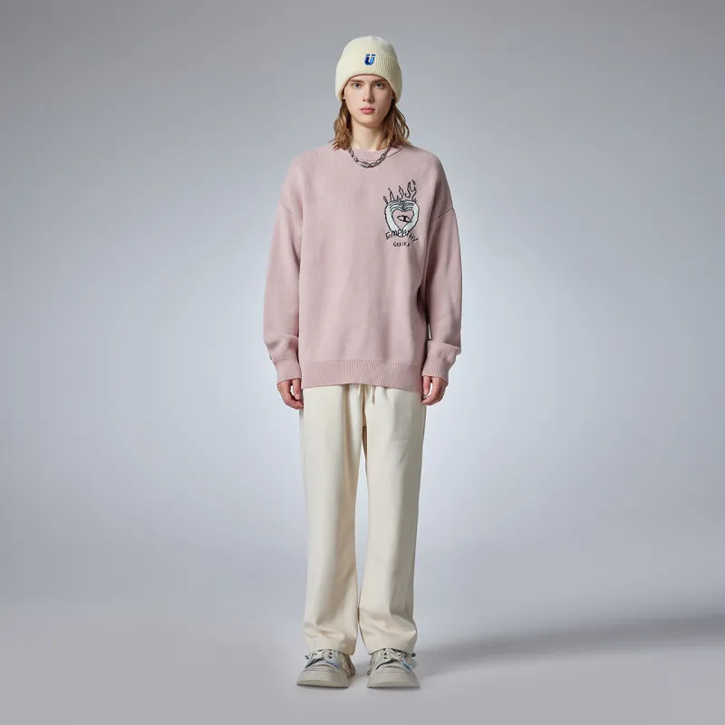 Guuka Sweaters Unisex Pink-4