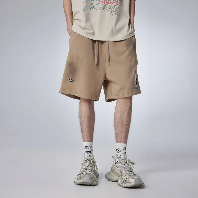 Guuka Casual Shorts Men Khaki-5