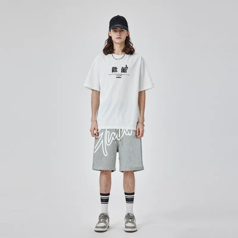 Guuka Basketball Shorts Men Gray-2