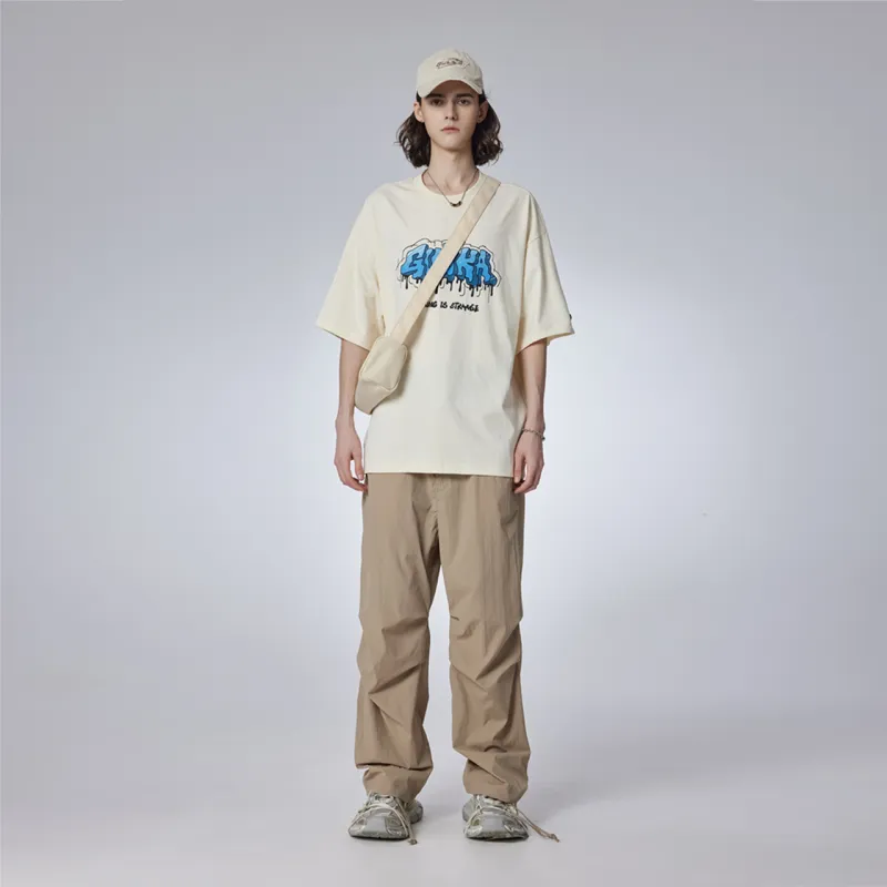 Guuka Short Sleeved T Shirts Men's Custard-2