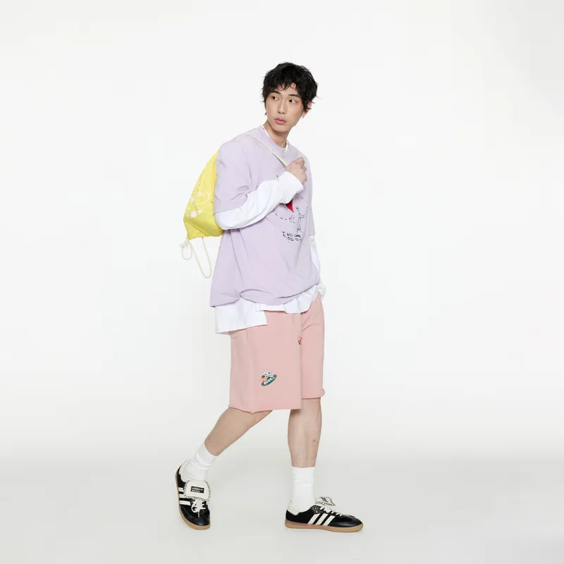 Guuka Casual Shorts Unisex Smoke Pink-7