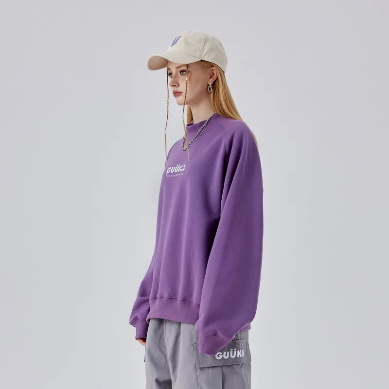 Guuka Sweatshirts Unisex Dusty Purple-3