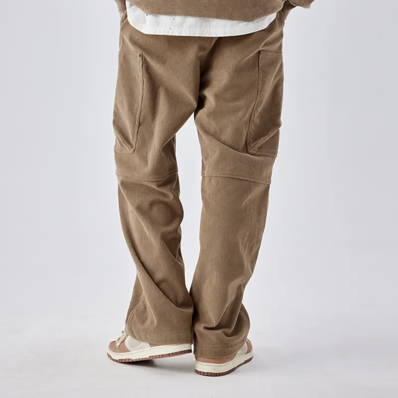 Guuka Casual Pants Men's Dark Khaki-4