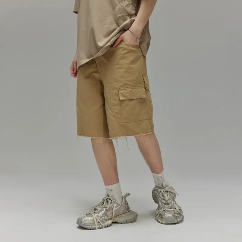 Guuka Knee Length Pants Men's Khaki-5