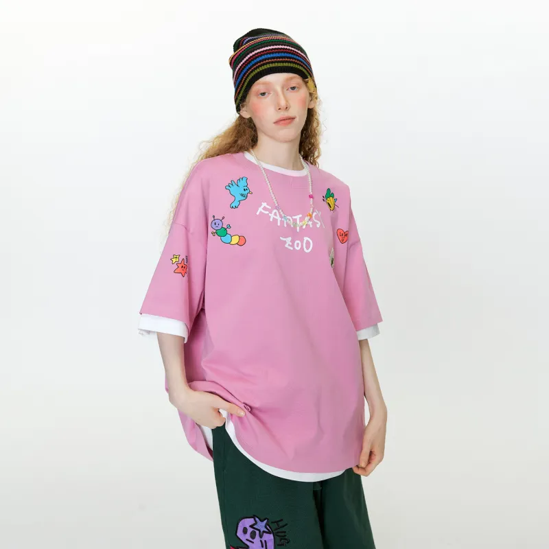 Guuka T Shirt Unisex Smoke Pink Orchid-7