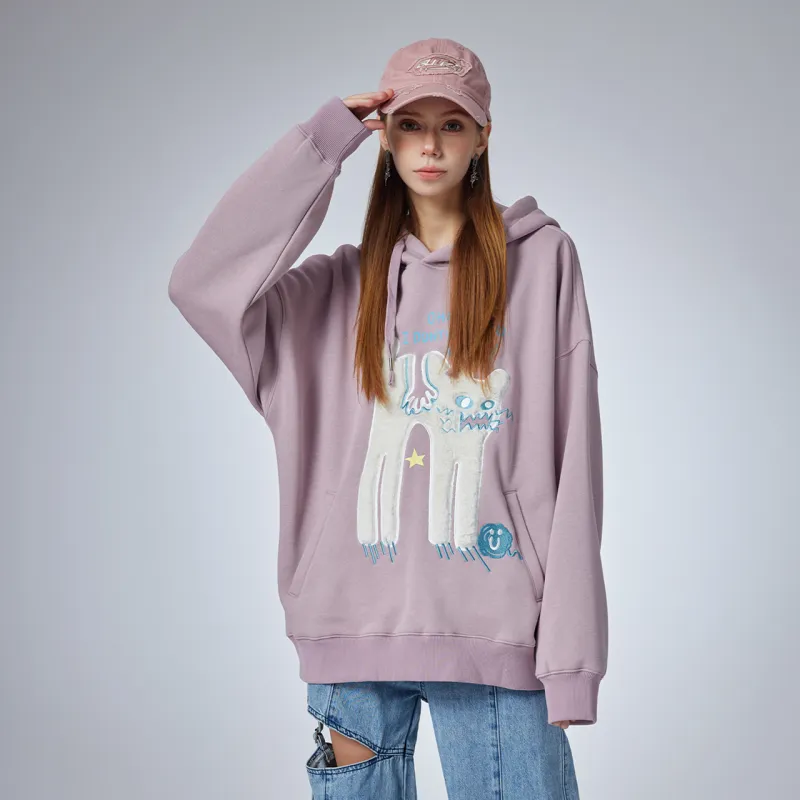 Guuka Sweatshirt Unisex Dark Pink-4
