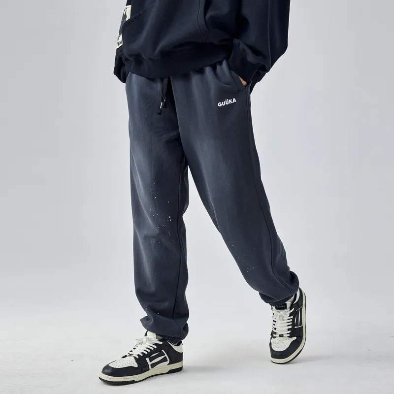 Guuka Casual Pants Men's Dark Gray-4