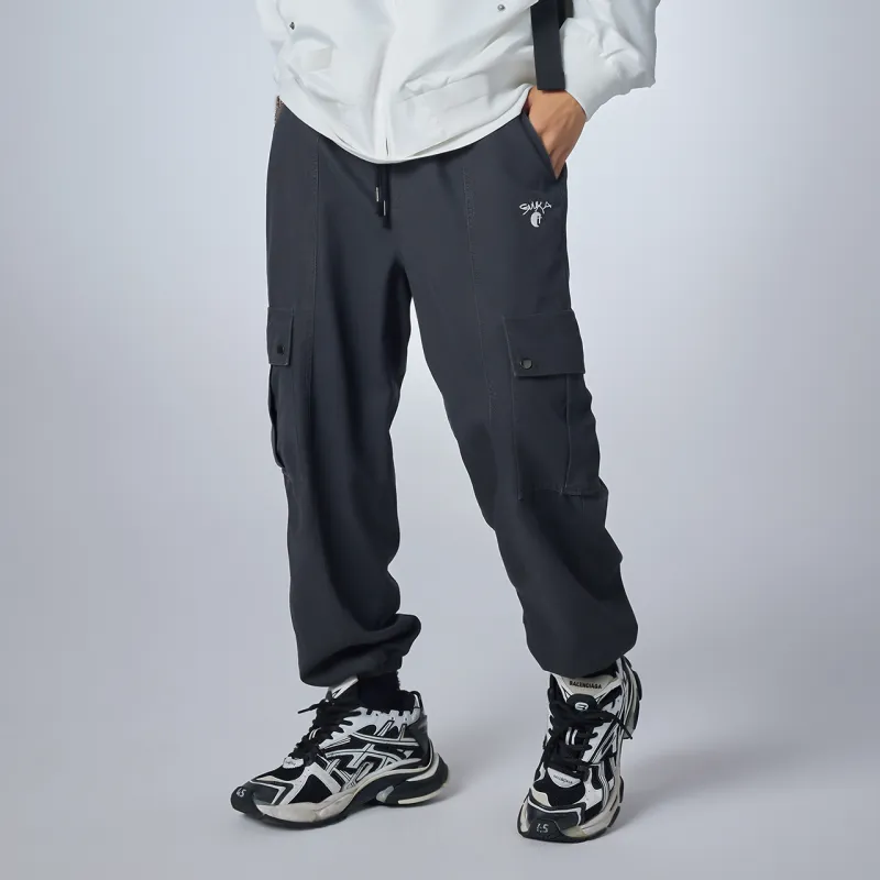 Guuka Casual Pants Men's Dark Gray-4