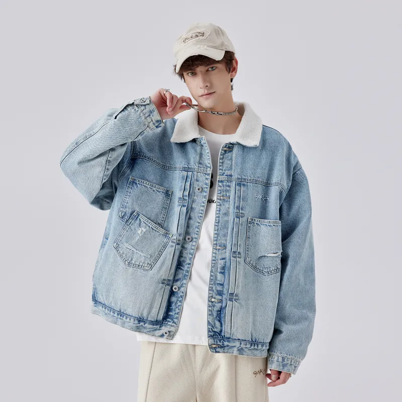 Guuka Jackets Men Light Blue-7