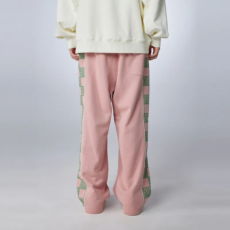 Guuka Casual Pants Unisex Pink-6