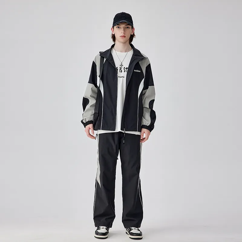 Guuka Jackets Men Black-3