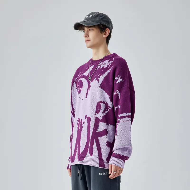 Guuka Knitwear Unisex Purple-7