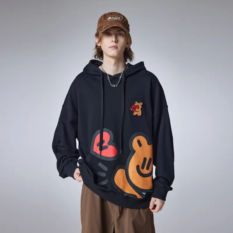 Guuka Bear Embroidered Hoodie Unisex-6