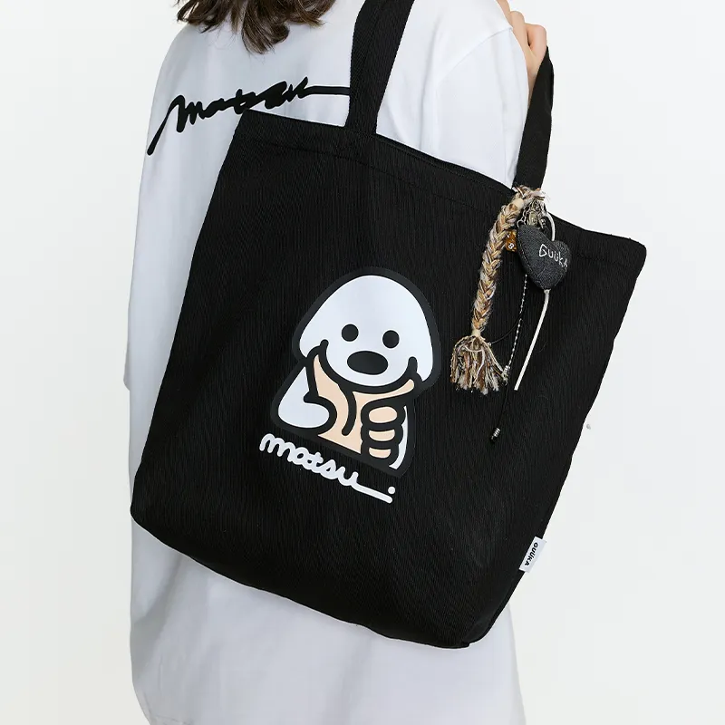 Guuka X Matsui Collaboration Collection Cotton Canvas Bag, Shoulder Bag Regular Unisex Multicolor-19
