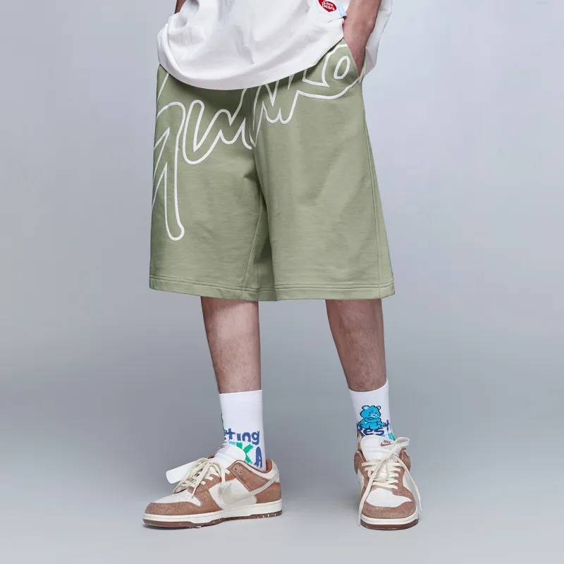 Guuka Casual Shorts Men Light Army Green-5