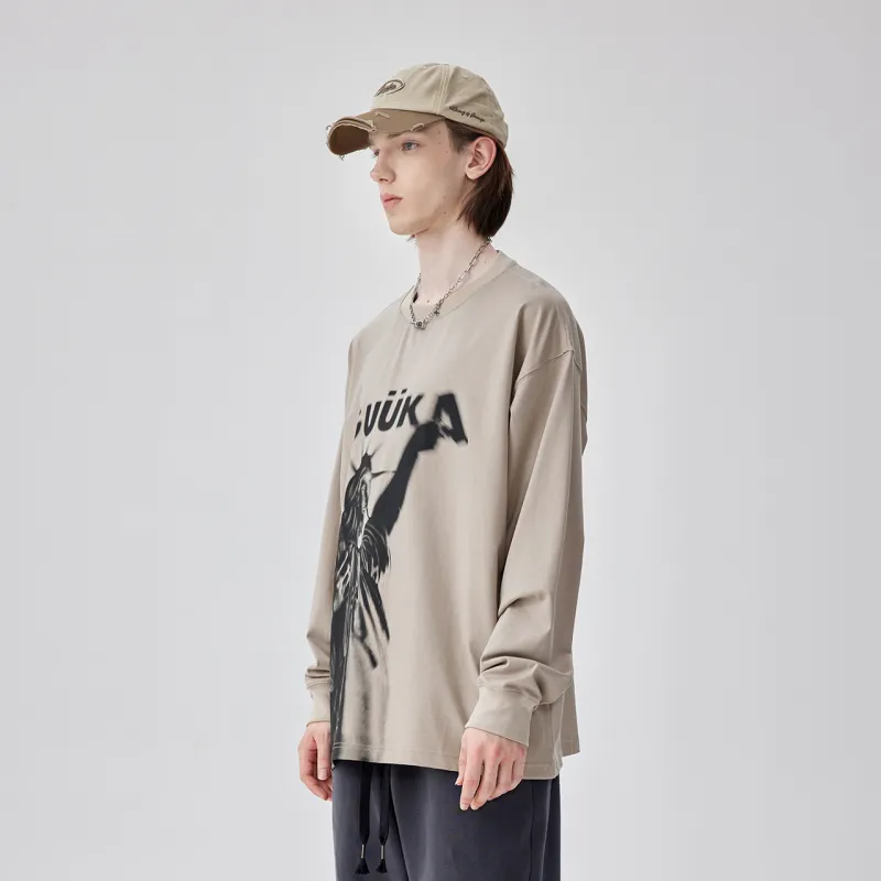 Guuka T Shirts Unisex 2 Pack Light Apricot+Dark Gray-5
