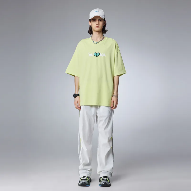 Guuka x AGAHO Short Sleeved T Shirts Men's Black-10