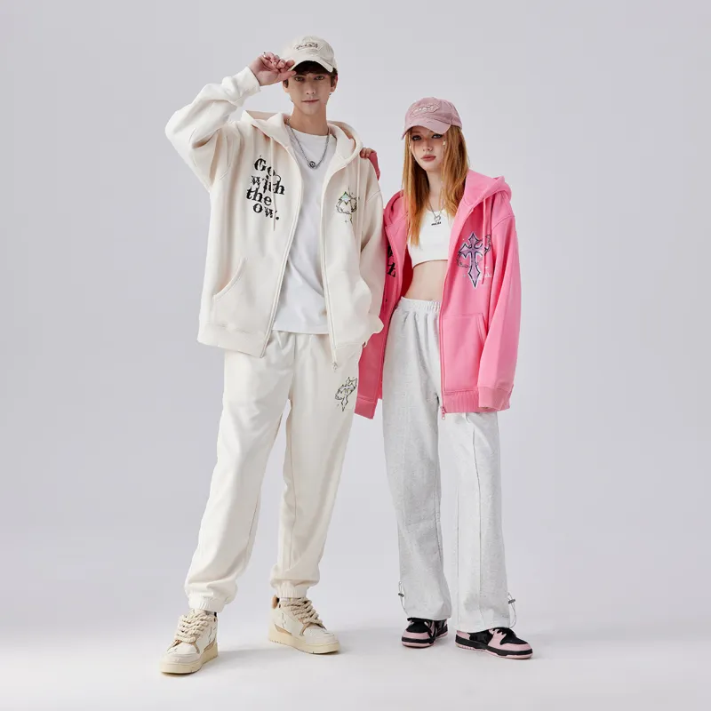 Guuka Sweatshirts Unisex 2 Pack Soft Pink-4