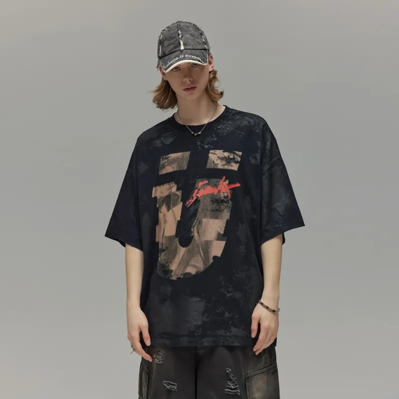Guuka Short Sleeved T Shirts Men's Black-5