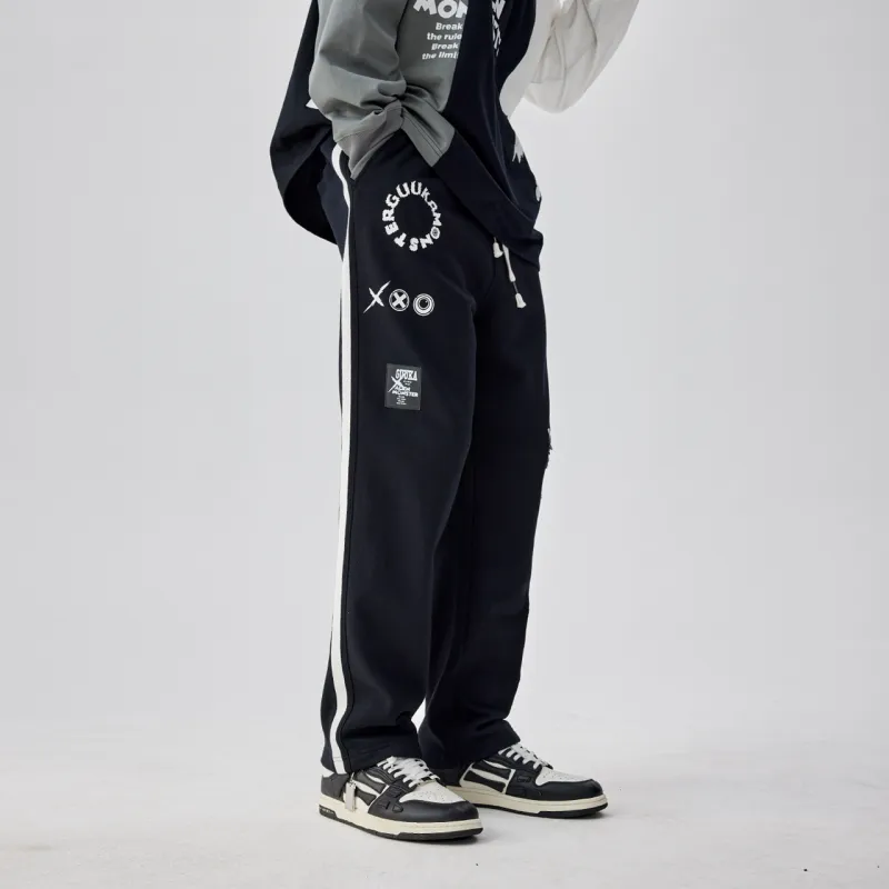 Guuka Casual Pants Men Black-6