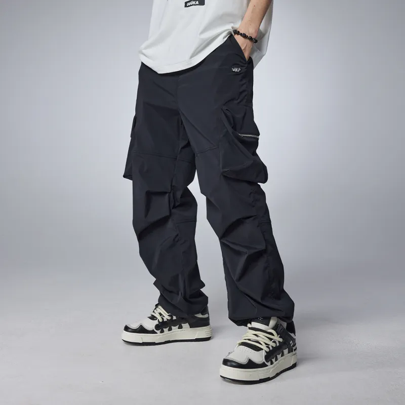Guuka Cargo Pants Men Black-4
