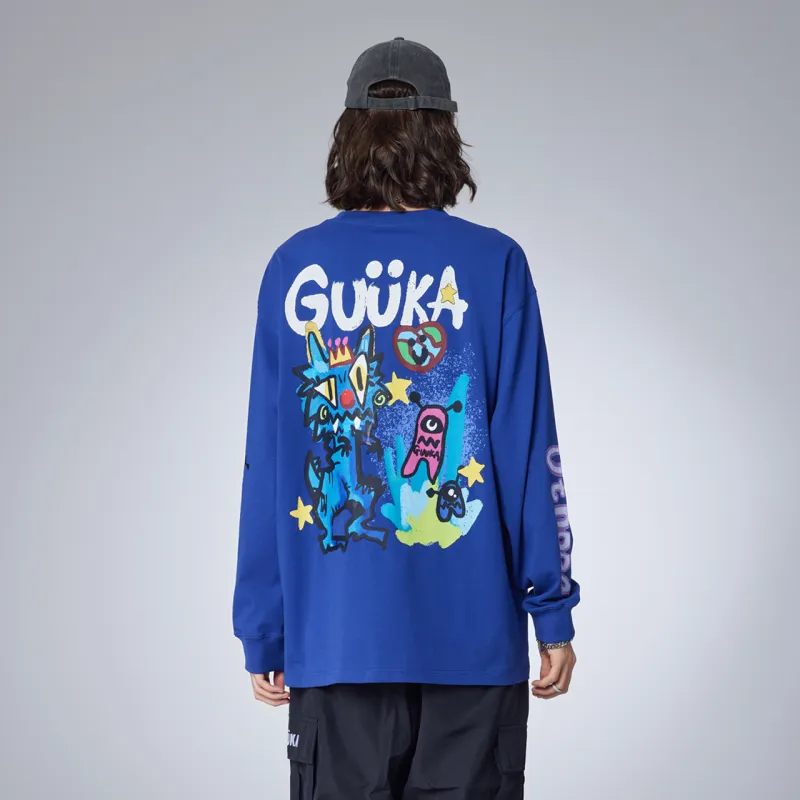 Guuka Long Sleeved T Shirt Unisex Neon Yellow-26
