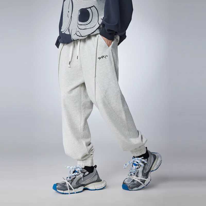 Guuka Sweatpants Men's Floral Apricot-5