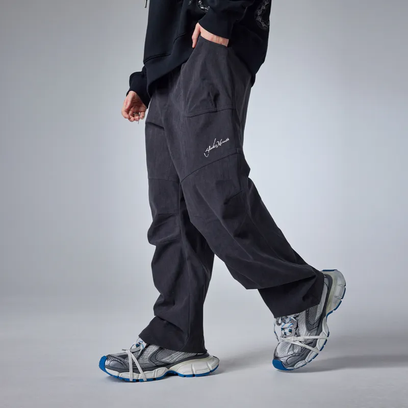 Guuka Casual Pants Unisex Dark Gray-5