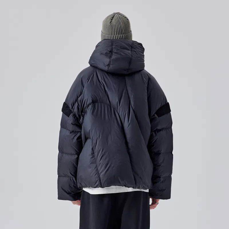Guuka Down Jacket Coat Men's Black-7