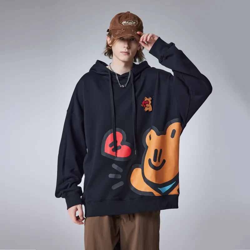 Guuka Bear Embroidered Hoodie Unisex-4