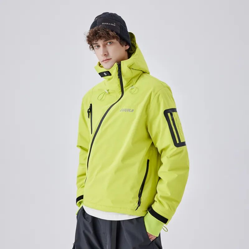 Guuka Down Jacket Men's Neon Green-5