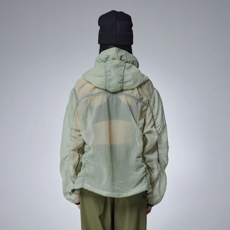 Guuka Trench Coat Unisex Light Green-2