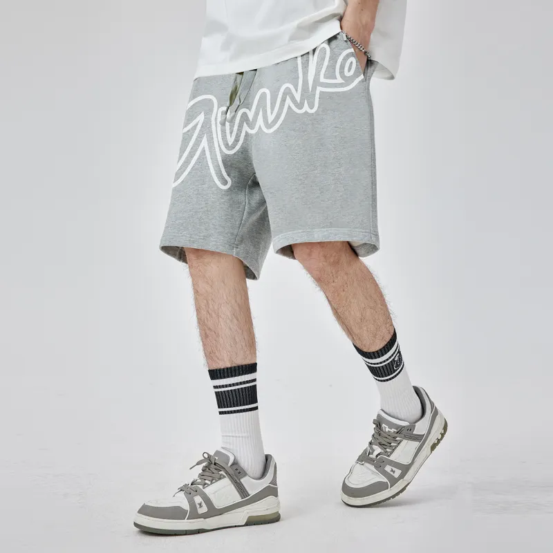 Guuka Basketball Shorts Men Gray-7