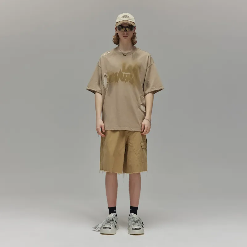 Guuka Knee Length Pants Men's Khaki-2