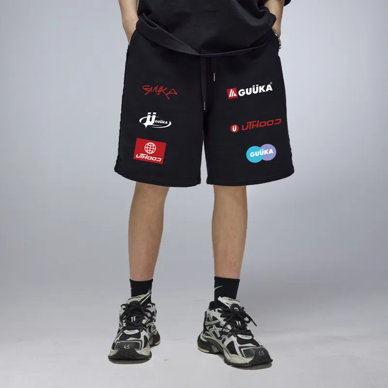 Guuka Knee Length Pants Men's Black-3