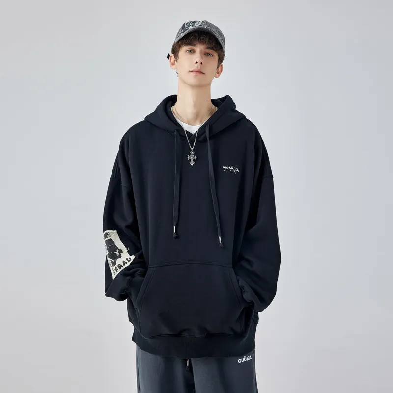 Guuka Sweatshirts Men Black-2