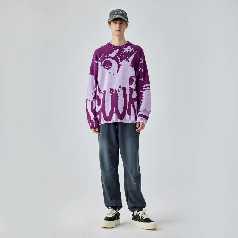 Guuka Knitwear Unisex Purple-2
