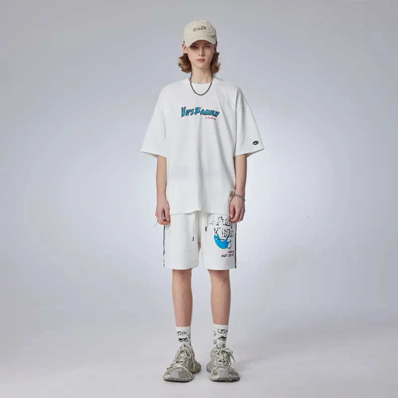 Guuka Casual Shorts Men White-2