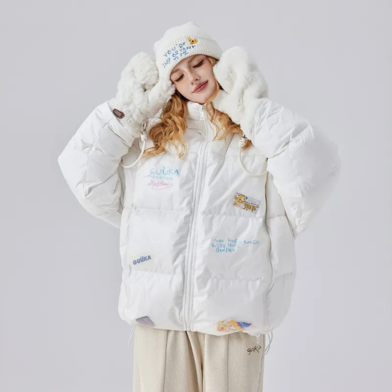 Guuka x Yang Sei St. Children Down Jacket Coat Unisex White-4