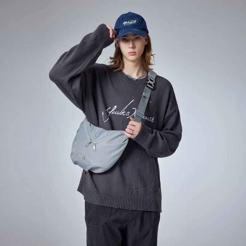 Guuka Sweaters Unisex Dark Gray-5