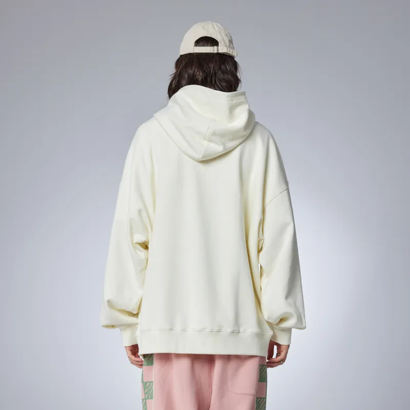 Guuka x AGAHO Sweatshirt Unisex Cream White-2