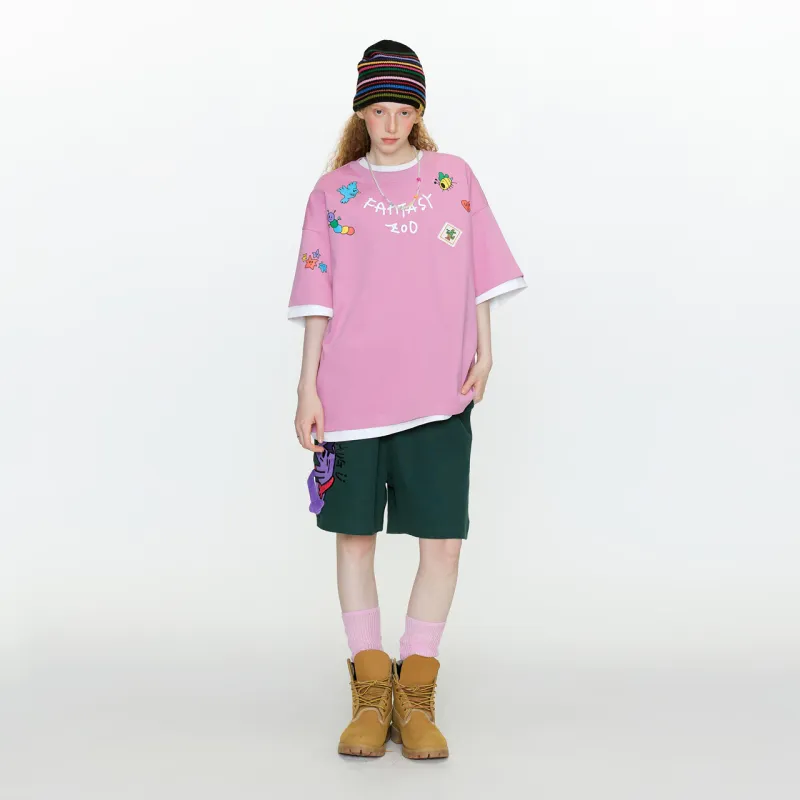 Guuka T Shirt Unisex Smoke Pink Orchid-4