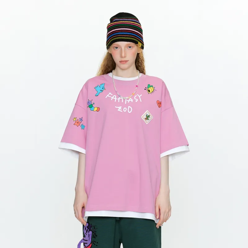 Guuka T Shirt Unisex Smoke Pink Orchid-5