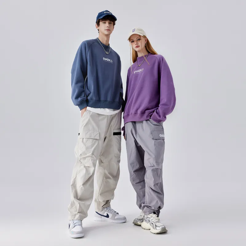 Guuka Sweatshirts Unisex Dusty Purple-6