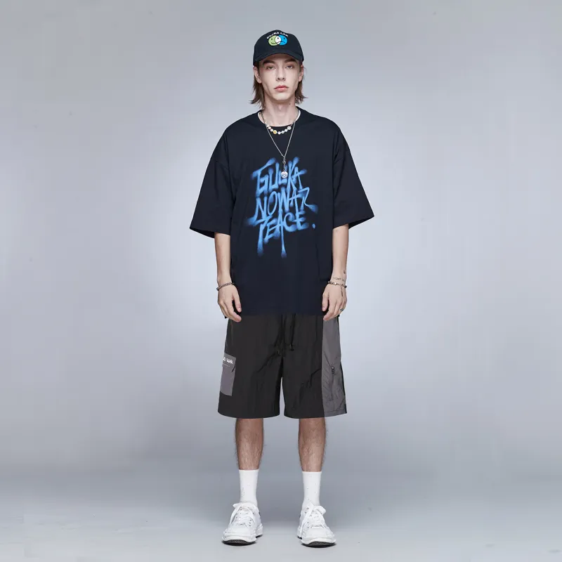 Guuka Cargo Shorts Men Black-2
